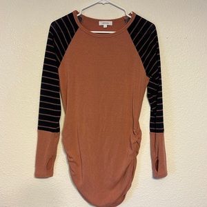 Navy blue and Dusty pink Sweater